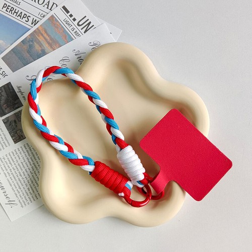 Colorful Sweet Phone Hand Woven Anti-lost Lanyard Fashion Keychain Pendant Gifts - 第 7/22 張圖片