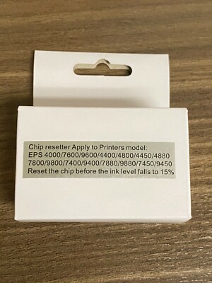 Chip Reset For Epson Stylus Pro 4880 9600 7600 7800 4000 10600 Ink Cartridges