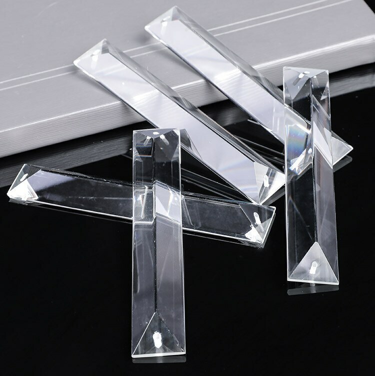 Pendentifs Cristal K9 NUJA 10 X K9 Crystal Crystal Prism Pendants (Free Ring) Multicoloured Prismes Cristal 36 Mm Décoration Pendentifs Cristal K9 NUJA 10 X K9 Crystal Crystal Prism Pendants (Free Ring) Multicoloured Prismes Cristal 36 Mm Décoration