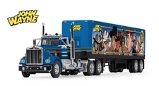 DCP FIRST GEAR 1/64 JOHN WAYNE COMIC EDITION KW W900A WITH SLEEPER AND DRYVAN