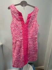 Lilly Pulitzer for Target Women's See Ya Later Pink Shift Dress Size 2 EUC