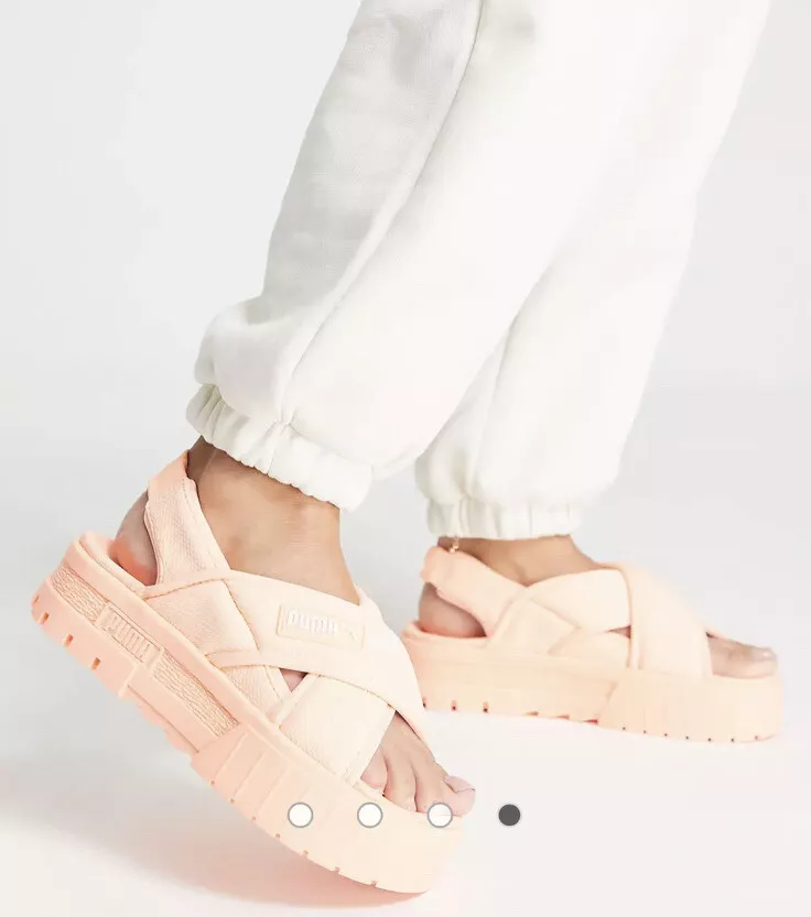 NWOB Puma Sandals Mayze Sandal Wns in coral. Size 7. MSRP $65