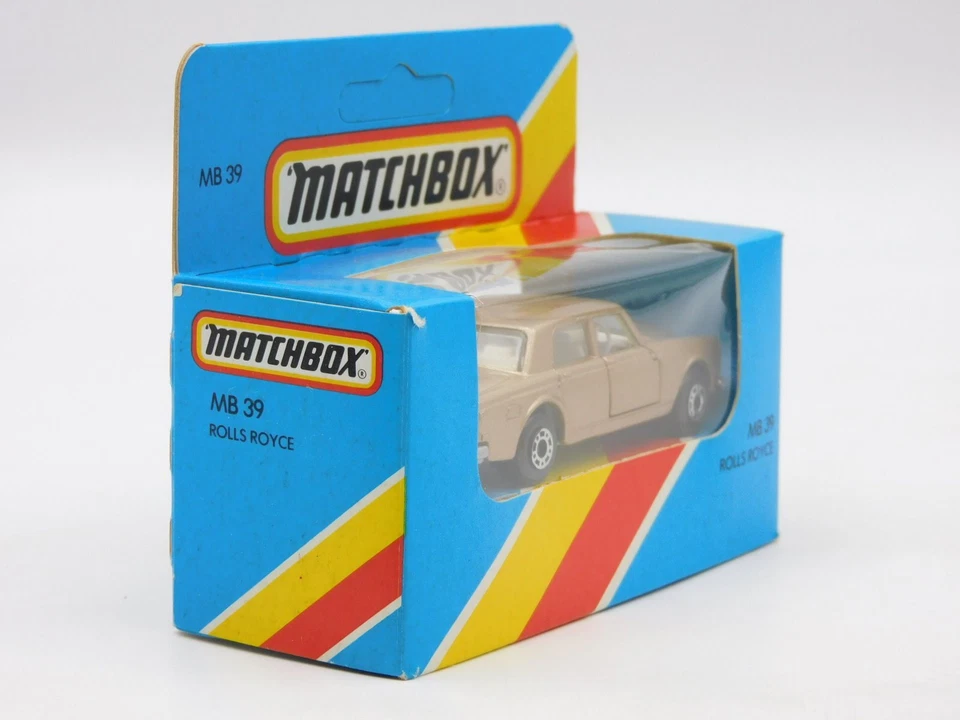 Matchbox Superfast Rolls Royce 80S Silver Base MB-39 In Blue Box England - Image 2 of 3