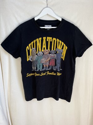 Chinatown Market Support your Local Frontline Worker Retro used M Medium schwarz
