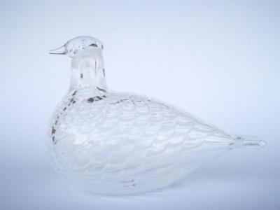 イッタラ　バード　Birds by Toikka Mediator Dove Oiva Toikka bird Mediator Dove glass design Birds by Toikka