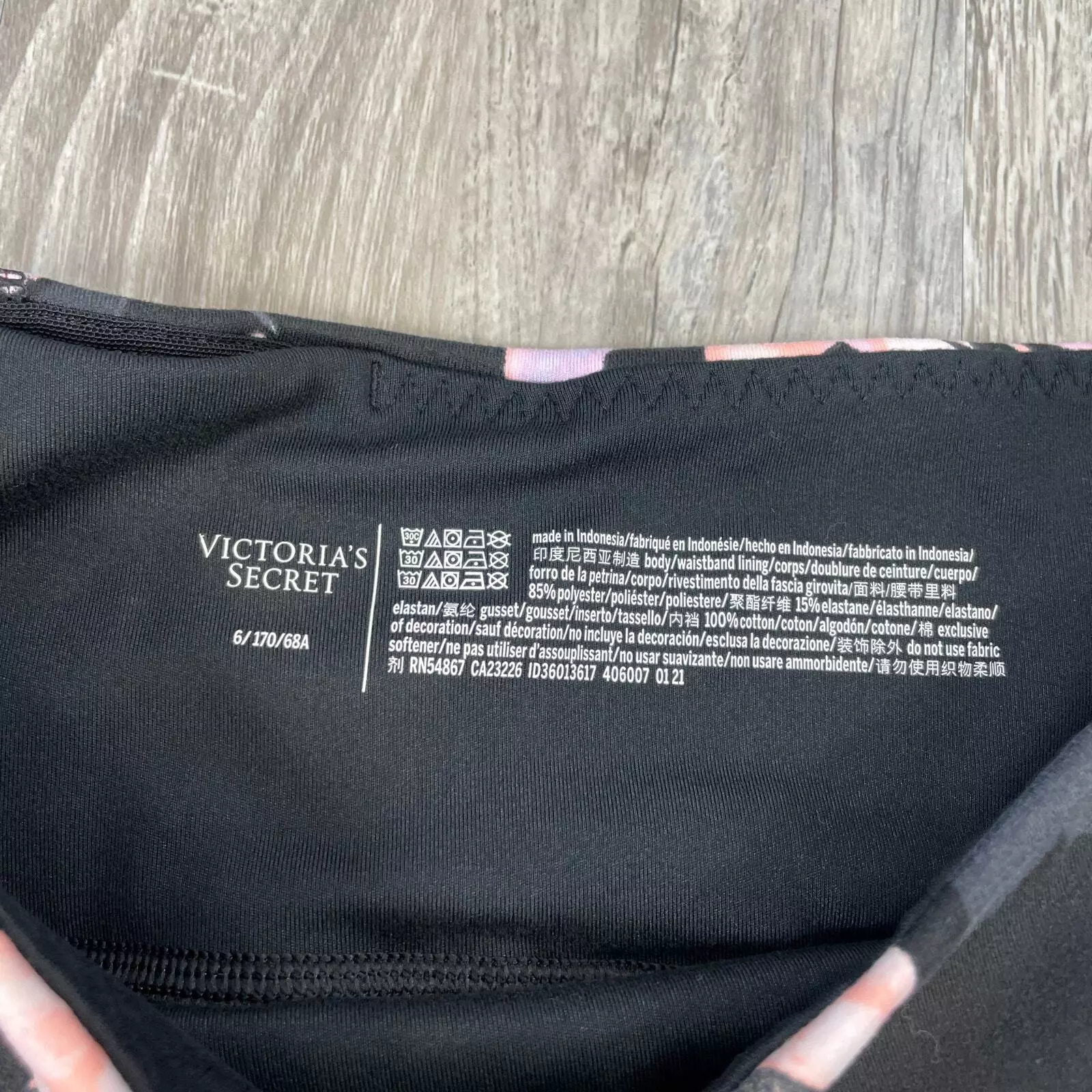 victoria-secret-vs floral free floral leggings