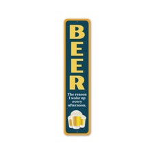 Funny Beer Quote Sign Beer Lover Man Cave Bar Wall Decor Aluminum Metal Plaque