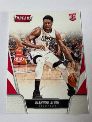 2016-17 Panini Threads NBA Basketball LA Clippers Diamond Stone RC