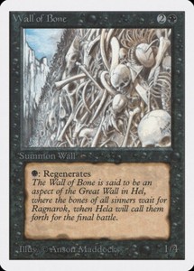 MTG Wall of Bone - Unlimited #133