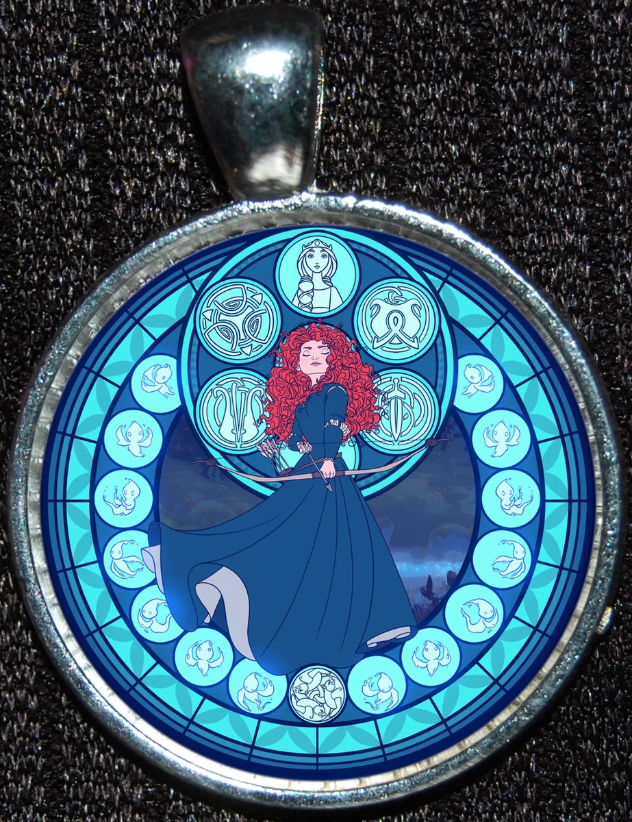 Buy Merida Brave Our Fate Lives Within Us Glitter Vial Necklace With Bow &  Arrow and Bear Charm Online in India - Etsy