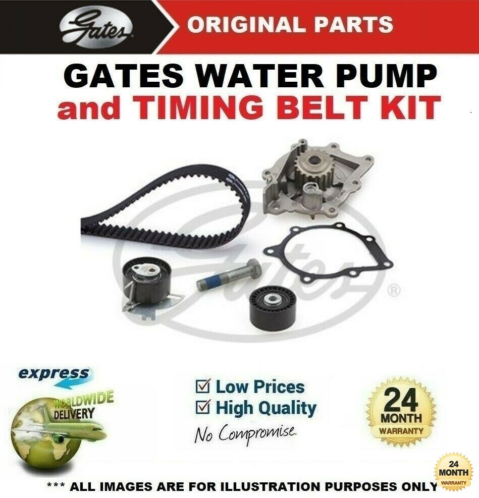 GATES WATER PUMP & TIMING BELT KIT for PEUGEOT 308 II 2.0 GT BlueHDi 180 2017->