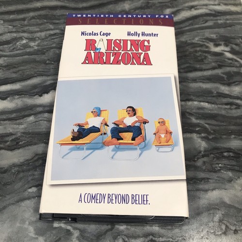 Raising Arizona VHS Tape Comedy Nick Cage