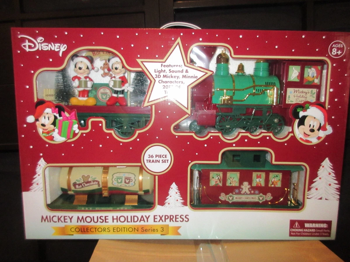 Mickey mouse christmas cheap tree train set
