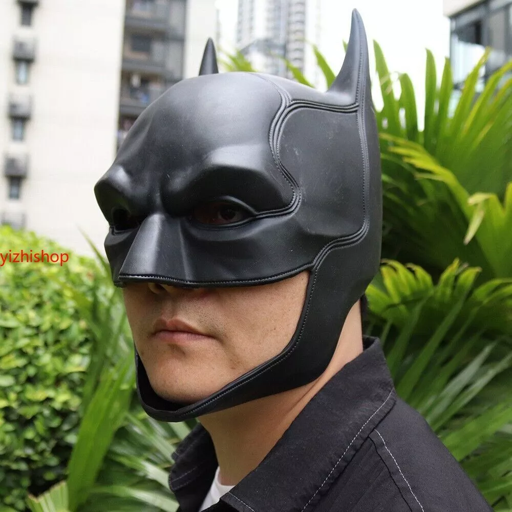 2022 NEW Batman Full Mask With Cowl Adult The Dark Knight Rises Cosplay  Props