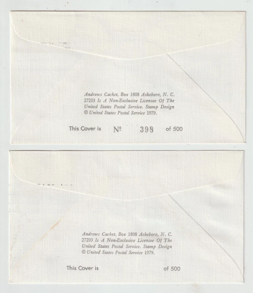 USA FIRST DAY COVERS 1980 OLYMPICS, 1979 LOT OF #ed SET OF 4 - NM or Better! - Image 4 of 4