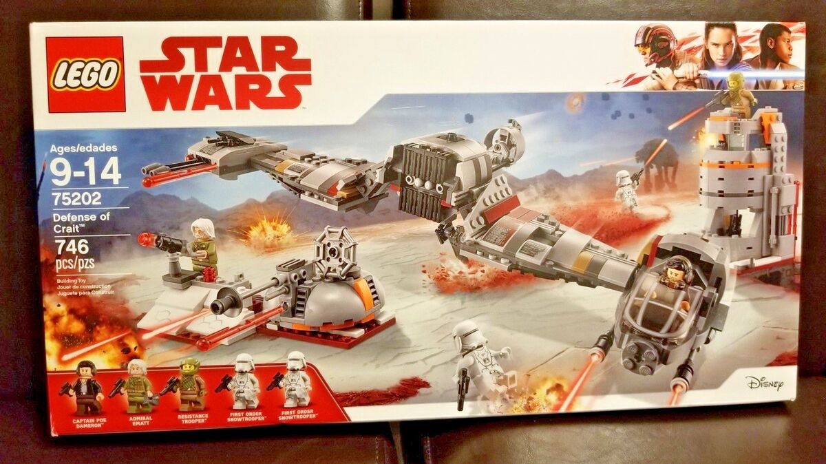 NEW STAR WARS LAST JEDI LEGO SET 75202 DEFENSE OF CRAIT -GET IT