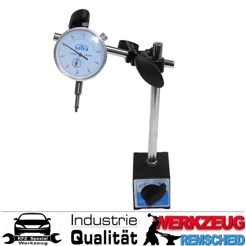 Profi Messwerkzeug Mit Messuhr 0 - 10 mm Messuhrhalter Magnet Mess Stativ Fuß