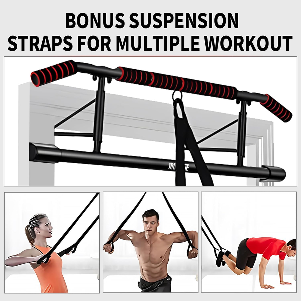 IRON AGE Pull up Bar for Doorway Pullupbar with 2024 Enhanced Smart Hook Angle eBay