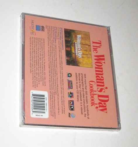 NEU VERSIEGELT Der Frauentag Kochbuch CD ROM 1996 Multicom PC Mac Software - Bild 2 von 3