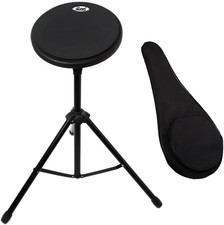 8 Inch Practice Drum Pad with Adjustable Stand  Carrying Bag No Sticks 