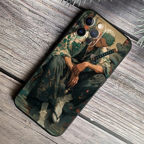 Z-Zoro Anime One P-Piece Case for Apple iPhone 13, 12, 11, 14, 15, 16 Pro Max + - Zdjęcie 17 z 18