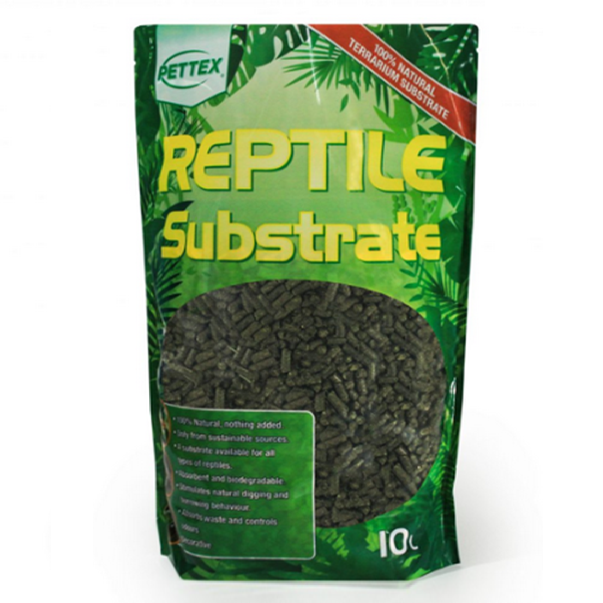 HERBIVORE - (10 Litres) - Pettex Reptile Substrate Iguanas Tortoise Pet Bedding