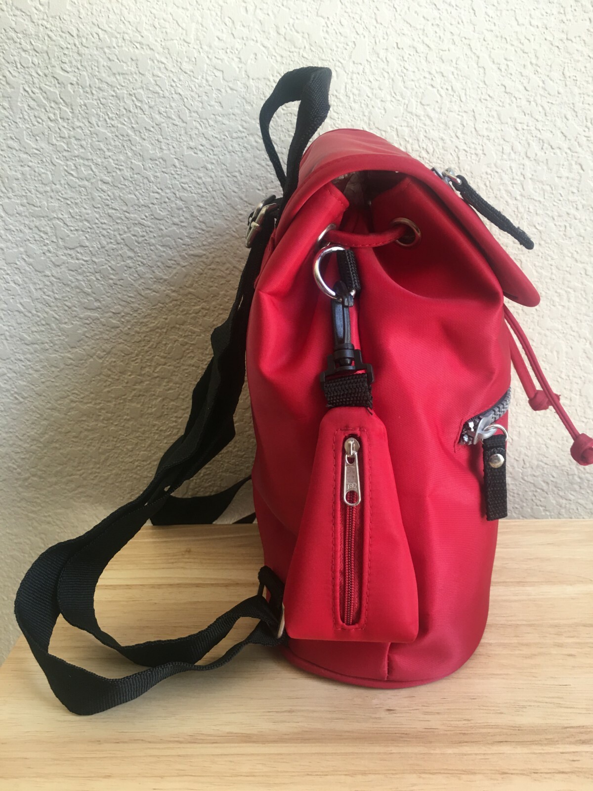 💕Jennifer Moore Red Polyester Medium Backpack💕 - image 3