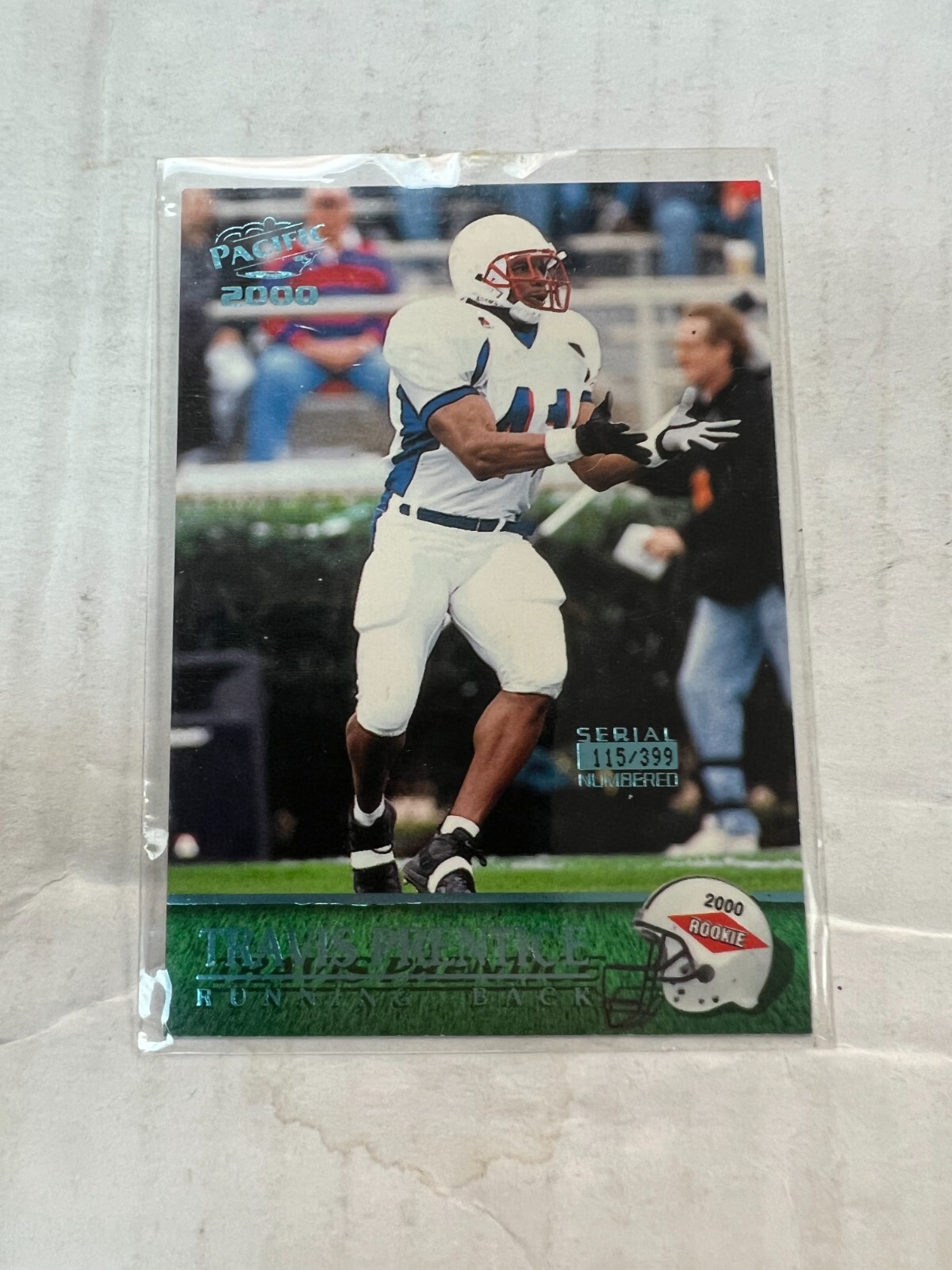 Travis Prentice 2000 Pacific Draft Picks Rookie Platinum Blue #436 #115/399 NrMt