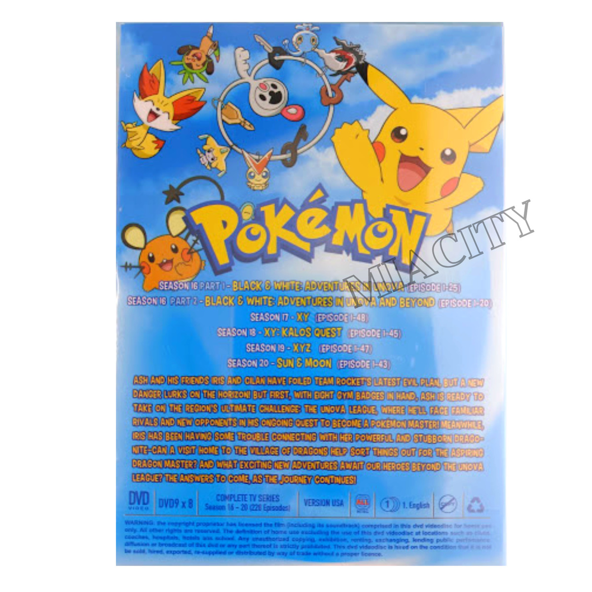 Pokemon the Series: Xy Kalos Quest Set 1 (DVD, 2014) for sale