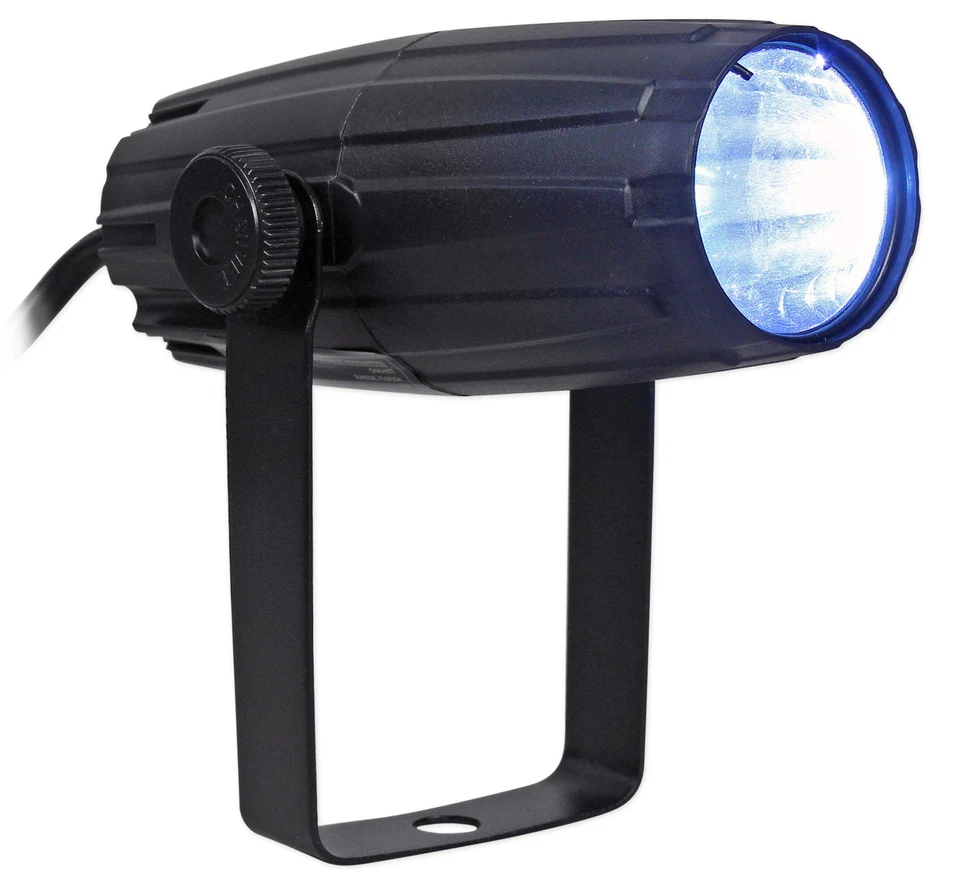 Chauvet DJ LED Pinspot 2 High Powered Mirror Ball Spot Light+Gel Pack+Extra Lens - Image 2 of 4