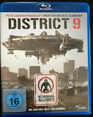 District 9, (2010) Bluray, Neill Blomkamp, Peter Jackson