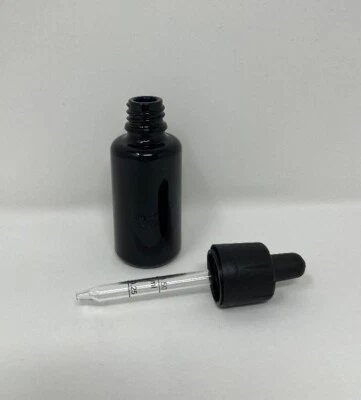 Tray of 88 Miron Violet Glass 30ml bottles with graduated child-proof dropper