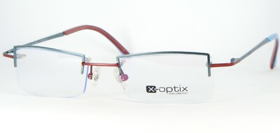 X-OPTIX by X-Belgium 1241 C AQUA /BURGUNDY Brillengestell 51-17-140 (NOTES)