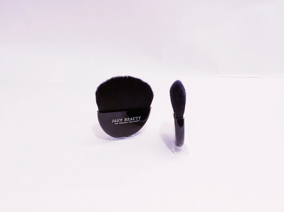 2 mini brochas de maquillaje cosmético | Juice Beauty | The Organic Solution | Black | Foto 3 de 4