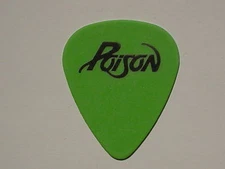 POISON Logo & Bobby Dall Signature 2001 Concert Tour RaRe GUITAR PICK
