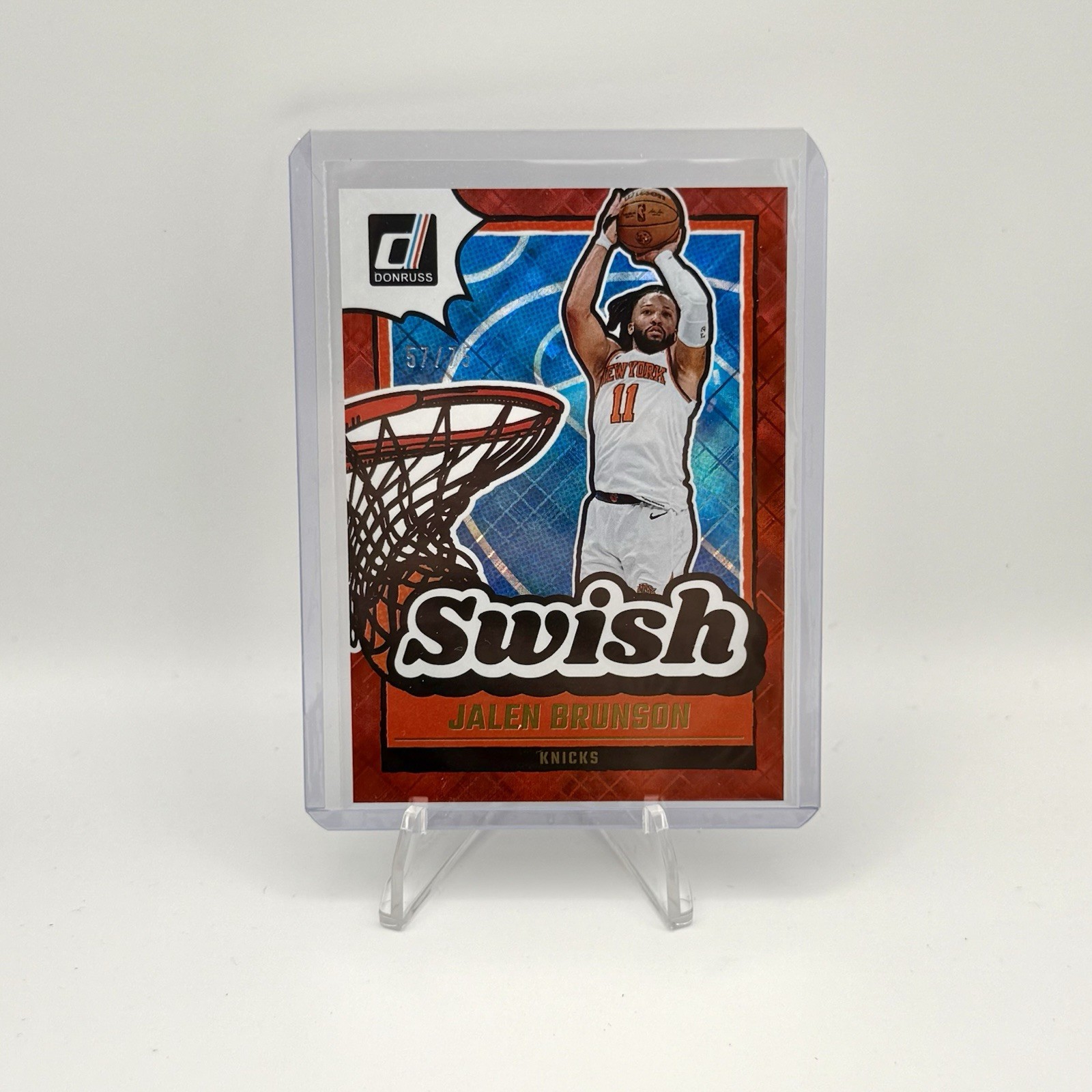 2024-25 Panini Donruss - Swish Jalen Brunson /75 SP New York Knicks