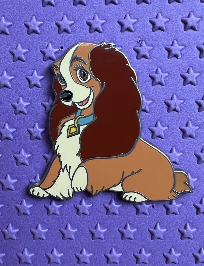 2015 Disney Parks Lady Sitting Lady & The Tramp OE Pin