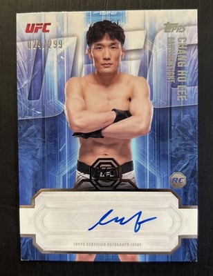 CHANG HO LEE 2026 Topps Knockout UFC Rookie ON CARD AUTO 24/299 KOA-CHL RC