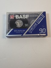 BASF Chrome Extra II 90 Type II Blank Cassette Tape New Sealed Vintage