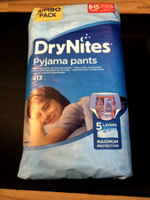 DryNites 8-15 Jahre  27-57 Kg Packung Vintage