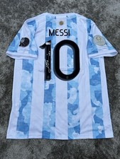 Lionel Messi Signed Copa America Jersey, Beckett COA