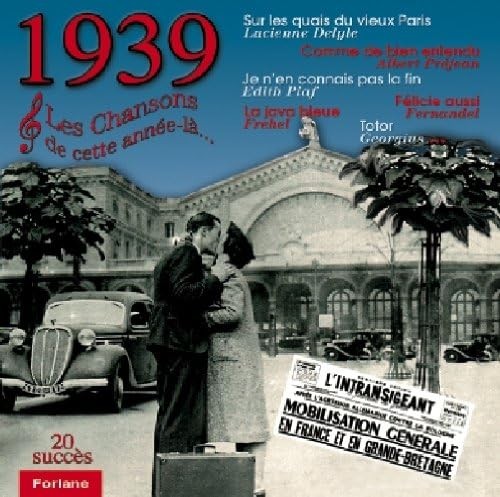Песня Хиты года Cette Annee le 1939 (CD)