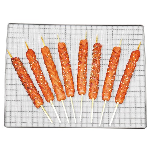 Barbecue Wire Mesh Stainless Steel BBQ Grate Grill Rack Baking Net Cooking Gr
