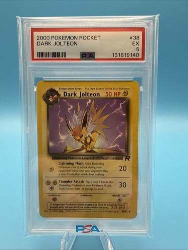 Dark Jolteon (Unlimited) graded PSA 5 for sale on eBay