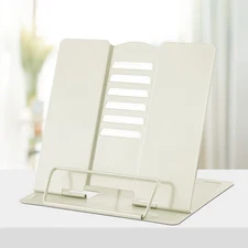 Book Stand Metal Desk Book Holder Book Holders for Reading Hands Free Adjustable