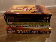 MCU Hardcover Bundle (7) Marvel Studios, Chronicle, Iron Man, Spider-Man, EYNTK+