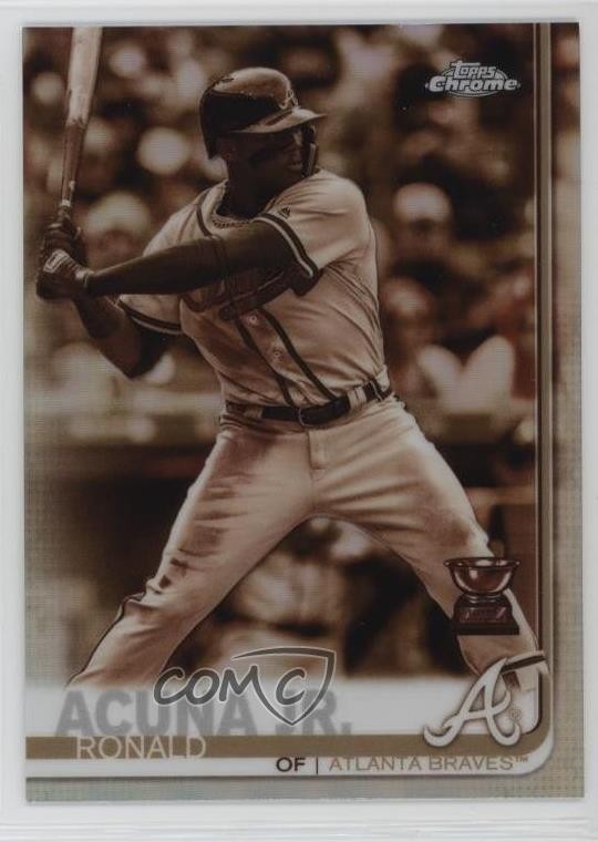 2019 Topps Chrome Sepia Refractor Ronald Acuna Jr Ronald Acuña Jr #117 0ty5
