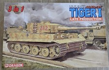  Tiger I Late Production  Dragon 6253 mit Zub...