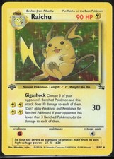 Raichu (14) Unlimited Holo Holo Rare Fossil 14/62 LP on eBay