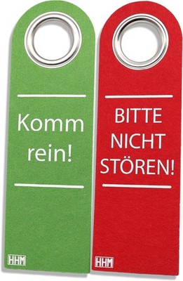 2 Stück   bitte nicht stören Schild, Komm rein! Büro Gadgets - nicht stören Türs